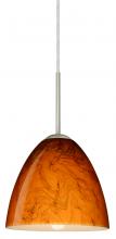  1JT-4470HB-SN - Besa Vila Pendant Satin Nickel Habanero 1x60W Medium Base