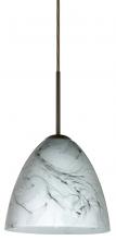  1JT-4470MG-BR - Besa Vila Pendant Bronze Marble Grigio 1x60W Medium Base