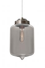  1JT-OLINSM-SN - Besa Olin Pendant Satin Nickel Smoke 1x60W Medium Base T10