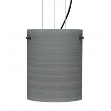 Besa Lighting 1KG-4006TN-BK - Besa Pendant Tamburo 8 Black Titan 1x100W MAX E26 Base