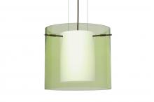  1KG-L18407-LED-BR - Besa Pahu 12 LED Pendant 1Kg Transparent Olive Bronze 1x11W LED