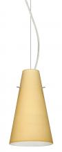  1KX-4124VM-SN - Besa Cierro Cable Pendant Vanilla Matte Satin Nickel 1x100W Medium Base