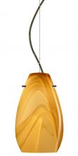  1KX-4126HN-LED-BR - Besa Pera 9 LED Pendant Honey Bronze 1x9W LED