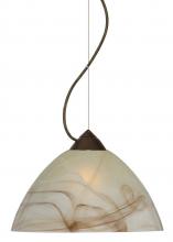  1KX-420183-BR - Besa Tessa Cable Pendant Mocha Bronze 1x75W Medium Base