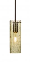  1TT-JUNI10GD-BR - Besa, Juni 10 Stem Pendant, Gold Bubble, Bronze, 1x60W Medium Base