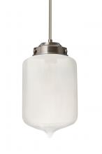  1TT-OLINFR-EDIL-SN - Besa Olin Stem Pendant Satin Nickel Frost 1x4W LED Filament