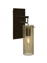  1WP-JUNI10LT-BR - Besa Juni 10 Wall Pendant, Latte Bubble, Bronze Finish, 1x60W Medium Base