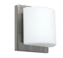  1WS-787307-SN - Besa Wall Paolo Satin Nickel Opal Matte 1x50W G9