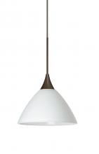  1XC-174307-BR - Besa Pendant Domi Bronze White 1x50W Halogen