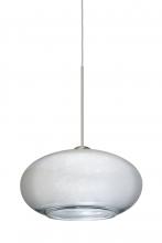  1XC-2492SF-SN - Besa Pendant Brio 7 Satin Nickel Silver Foil 1x35W Halogen