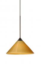  1XC-282490-LED-BR - Besa Pendant Kona Bronze Mango Starpoint 1x5W LED