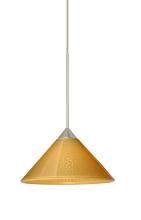  1XC-282490-LED-SN - Besa Pendant Kona Satin Nickel Mango Starpoint 1x5W LED