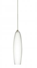  1XC-439507-SN - Besa Pendant Zumi Satin Nickel Opal Matte 1x35W Halogen