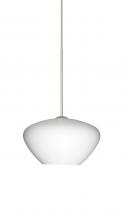  1XC-541007-SN - Besa Pendant Peri Satin Nickel Opal Matte 1x50W Halogen