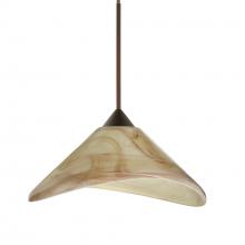  1XT-191383-BR - Besa Pendant Hoppi Bronze Mocha 1x50W Halogen