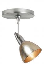  1SP-1758GF-SN - Besa Spotlight Divi Satin Nickel Gold Foil 1x50W Halogen Mr16