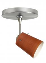  1SP-5118CH-SN - Besa Spotlight Tammi 3 Satin Nickel Cherry 1x50W Halogen Mr16