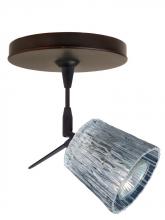  1SP-514500-BR - Besa Spotlight Nico 3 Bronze Clear Stone 1x50W Halogen Mr16