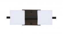  2WS-773507-LED-BR - Besa Wall Alex Bronze Opal Matte 2x5W LED