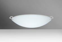  841825-LED-SN - Besa Ceiling Sonya 17 Satin Nickel Satin White 2x11W LED