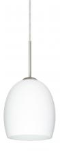  J-169707-LED-SN - Besa Lucia LED Pendant For Multiport Canopy Opal Matte Satin Nickel 1x9W LED