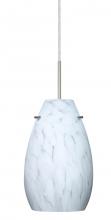  J-412619-LED-SN - Besa Pera 9 LED Pendant For Multiport Canopy Carrera Satin Nickel 1x9W LED