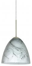  J-4470MG-LED-SN - Besa Vila LED Pendant For Multiport Canopy Marble Grigio Satin Nickel 1x9W LED