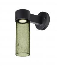 Besa Lighting JUNI10MS-WALL-LED-BK - Besa, Juni 10 Outdoor Sconce, Moss Bubble, Black Finish, 1x4W LED