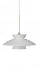  RXP-271825-SN - Besa Pendant Trilo 7 Satin Nickel Frost 1x50W Halogen