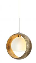  RXP-4293GG-SN - Besa Pendant Pogo Satin Nickel Gold/Inner Gold 1x35W Halogen