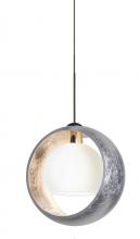  RXP-4293SS-BR - Besa Pendant Pogo Bronze Silver/Inner Silver 1x35W Halogen