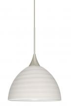  RXP-4679KR-SN - Besa Pendant Brella Satin Nickel Chalk 1x50W Halogen