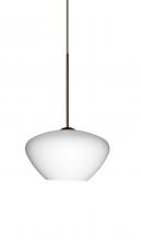  RXP-541007-BR - Besa Pendant Peri Bronze Opal Matte 1x50W Halogen