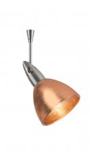  SP-1758CF-12-SN - Besa Spotlight With 12" Stem Divi Satin Nickel Copper Foil 1x50W Halogen Mr16