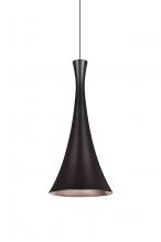  X-RONDO-LED-BR - Besa, Rondo Cord Pendant For Multiport Canopy, Bronze Finish, 1x9W LED