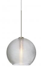  XP-461500-SN - Besa Pendant Kristall 6 Satin Nickel Clear 1x35W Halogen