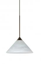  1XP-117652-BR - Besa Pendant Kona Bronze Marble 1x50W Halogen