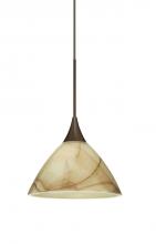  1XP-174383-BR - Besa Pendant Domi Bronze Mocha 1x50W Halogen