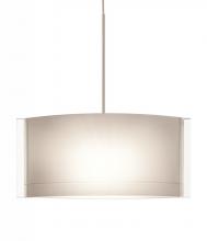  1XT-673006-LED-SN - Besa Jodi Pendant 1xc Opal Glossy Satin Nickel 1x5W LED