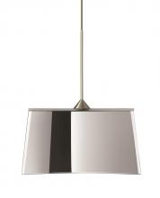  1XP-6773MR-SN - Besa Groove Pendant Mirror-Frost Satin Nickel 1x50W Halogen