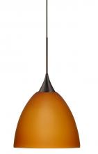  RXP-757080-BR - Besa Pendant Sasha Bronze Amber Matte 1x50W GY6.35