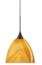  1XT-7570HN-BR - Besa Pendant Sasha Bronze Honey 1x50W GY6.35