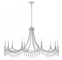  1-1805-10-109 - Kameron 10-Light Chandelier in Polished Nickel