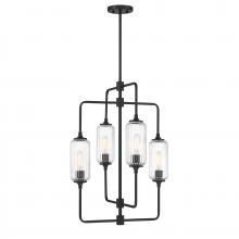  1-3023-4-89 - Holton 4-Light Chandelier in Matte Black