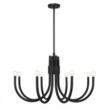  1-6680-8-89 - Sorrento 8-Light Chandelier in Matte Black