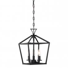  3-420-3-89 - Townsend 3-Light Pendant in Matte Black