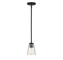  7-1026-1-89 - Calhoun 1-Light Mini-Pendant in Matte Black