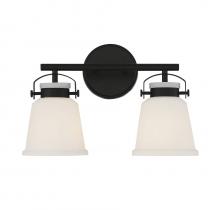  8-1627-2-BK - Kaden 2-Light Bathroom Vanity Light in Matte Black