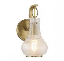  9-4417-1-322 - Adams 1-Light Wall Sconce in Warm Brass