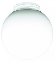  P726 - 6IN WH ACRYLIC BALL-THRD FTR